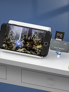 Картридер универсальный USB, Type-C, Lightning для карт памяти MICRO SD, SD Орбита OT-PCR27