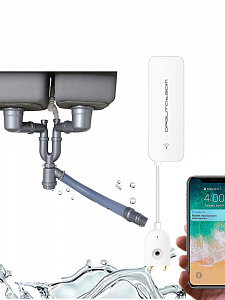 Умный Wi-Fi датчик протечки, контроля воды OT-HOS19