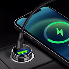 TDS TS-CAU72A ЗУ авто USB (QC3.0 Super + PD20W,4000mA)