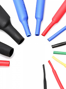 Термоусадка для проводов и кабелей набор в кейсе 530 шт Помощник PM-INR10