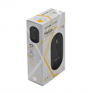 Орбита OT-PCM70 Черная мышь беспроводная (USB/Bluetooth,аккум)