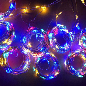 Огонек OG-LDG10 гирлянда-штора LED Мультицвет (3х1м,100 ламп,USB)