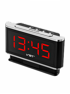 VST 721-1 Красные часы настольные (без блока)