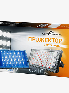 Фитолампа для растений полный спектр 50вт Огонёк OG-LDP49A