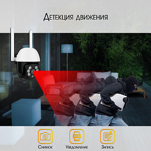 Орбита OT-VNI65 Видеокамера IP-WI-FI (1920*1080, 2Mpix, 3,6мм, пластик)