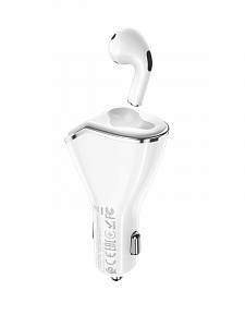 HOCO E47 PRO ЗУ авто USB с гарнитурой (QC3.0,3100mA)