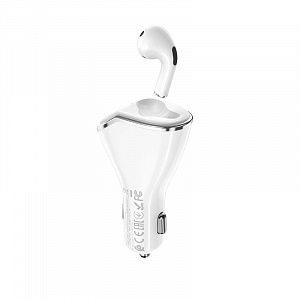 HOCO E47 PRO ЗУ авто USB с гарнитурой (QC3.0,3100mA)