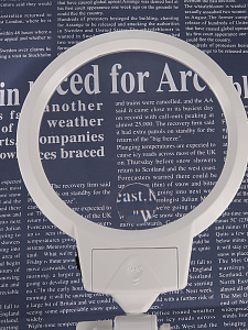 Лупа настольная с подсветкой на гибкой ноге Орбита INL53