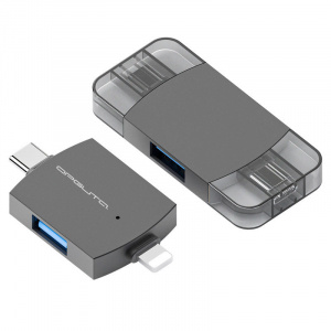 Орбита OT-PCR26 картридер OTG (USB, Lightning, Type-C)