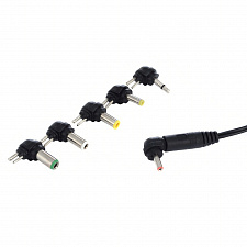 Зарядка для ноутбуков универсальный блок питания с насадками 3-12В, 30Вт Орбита OT-APB60