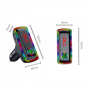 FM-модулятор трансмиттер автомобильный с Bluetooth TDS TS-CAF22