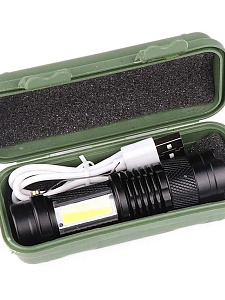 Фонарь ручной аккумуляторный, карманный Следопыт ST-FLR15