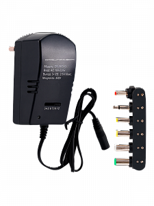 Зарядка для ноутбуков универсальный блок питания с насадками 3-12В, 30Вт Орбита OT-APB60