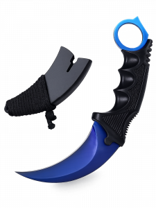 Патриот PT-TRK14 нож складной (Керамбит, синий)