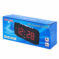 VST 806-1 Красные часы настольные