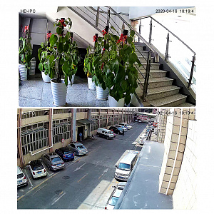 Комплект видеонаблюдения 4 камеры Wi-Fi 2MP Орбита OT-VNK04