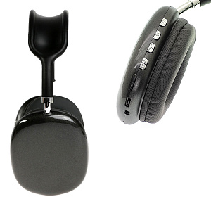 Наушники беспроводные Bluetooth с микрофоном и радио Орбита OT-ERB53 Черные