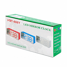 VST 886Y-4 Зеленые часы настольные (без блока)