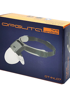 Лупа налобная увеличительная с подсветкой Орбита OT-INL07