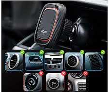 HOCO CA23 Держатель для смартфонов магнитный (в воздуховод)