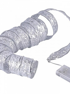 Гирлянда лента интерьерная на батарейках 5м Огонёк OG-LDG20 Желтая