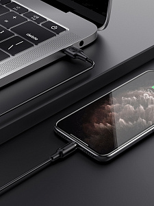 BOROFONE BX41 Черный кабель магнитный USB 2.4A (iOS Lighting) 1м