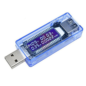 KEWEISI KWS-V20 USB тестер (4-20В, 3А)