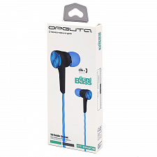 Орбита OT-ERG08 Черные наушники вакуум-гарнитура (3.5мм)