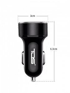 Зарядка в прикуриватель для автомобиля 2*USB TDS TS-CAU69A