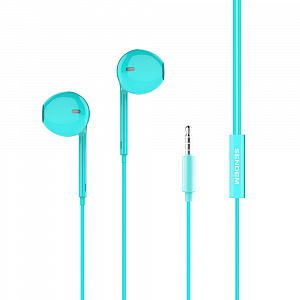 SENDEM X28 Голубые наушники - гарнитура (3.5мм)