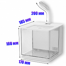 Аквариум для рыбок с подсветкой и фильтром Огонек OG-HOG15