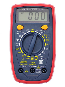 Мультиметр цифровой с прозвонкой тестер тока и напряжения Орбита OT-INM22
