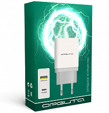 Орбита OT-APU57 Белый ЗУ с TYPE-C/USB (5В, 2400mA)