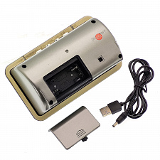 VST 728-2 Зеленые часы настольные (без блока)