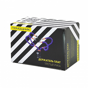 Третья рука для пайки с лупой 2 руки Помощник PM-INP21