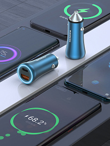 SENDEM D10 ЗУ авто USB (PD18+QC3.0,4000mA)