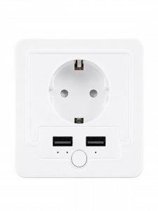 Умная розетка с USB Wi-Fi 16A Орбита OT-HOS15