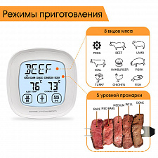 Термометр кулинарный с щупом, градусник для еды Орбита OT-HOM28