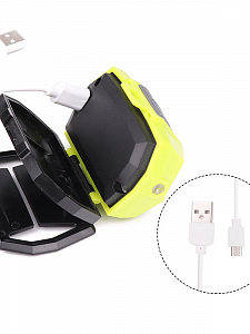 Патриот PT-FLG34 фонарь налобный (3L, аккум, дат.движ)