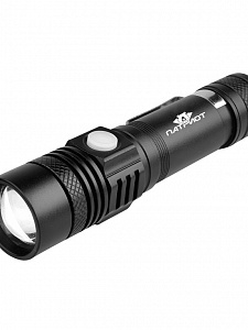 Фонарь ручной аккумуляторный, карманный Следопыт PT-FLR12