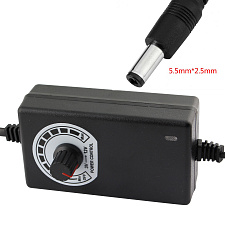 Орбита OT-APB115 Черный адаптер питания (3-12B, 3000mA, 5.5мм) 1.8м