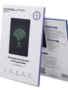 Планшет для рисования детский электронный со стилусом 10 дюймов Орбита OT-TYT02