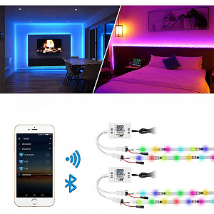 Огонек OG-LDL30-1 LED контроллер DC 12-24В (Wi-Fi, 2*RGB, 2*3PIN)