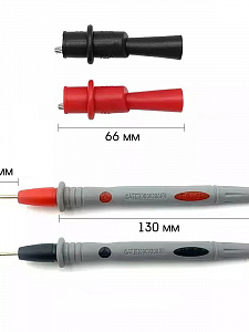 Щупы для мультиметра/тестера с крокодилами 10A 1000B Орбита OT-INM06