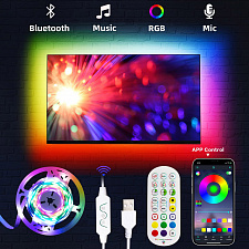 Огонек OG-LDL40 LED набор лента RGB 2*5м (2812,IP20,блок,пульт)