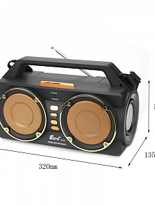 Fepe FP-33 радиоприёмник аккумуляторный (USB,TF,Bluetooth)