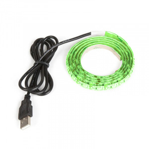Огонек OG-LDL09 Зеленая светодиодная лента 1м (USB)