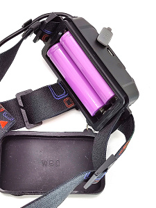 Патриот PT-FLG11 фонарь налобный (3L, 2*18650.,ZOOM)