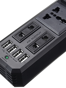 TDS TS-CAU42 автомобильный инвертор (220В/200Вт)