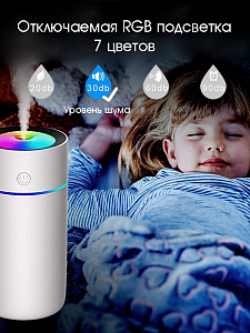Огонек OG-HOM01 Белый увлажнитель воздуха (320мл,USB)